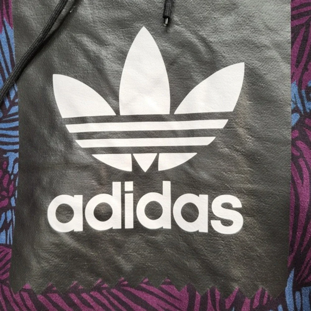Adidas‎ Originals Men Sweatshirt Large Black Colorblock Trefoil Logo Skateboard